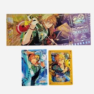 🚫SOLD🚫 Ensemble Stars Hakaze Kaoru cinema ticket and trading card bundle